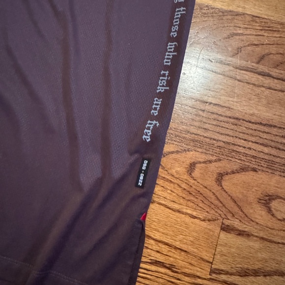 ASRV Mens Oversized Performance Tee Shirt AeroSilver DSG-0822 Size L PLUM - Picture 2 of 3